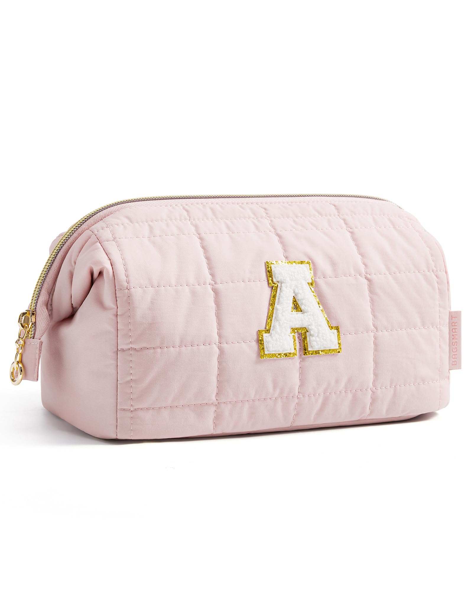 Puffy Padded Makeup Bag with Large Capacity - Perfect For Organizing Cosmetics & Beauty Tools During Travels