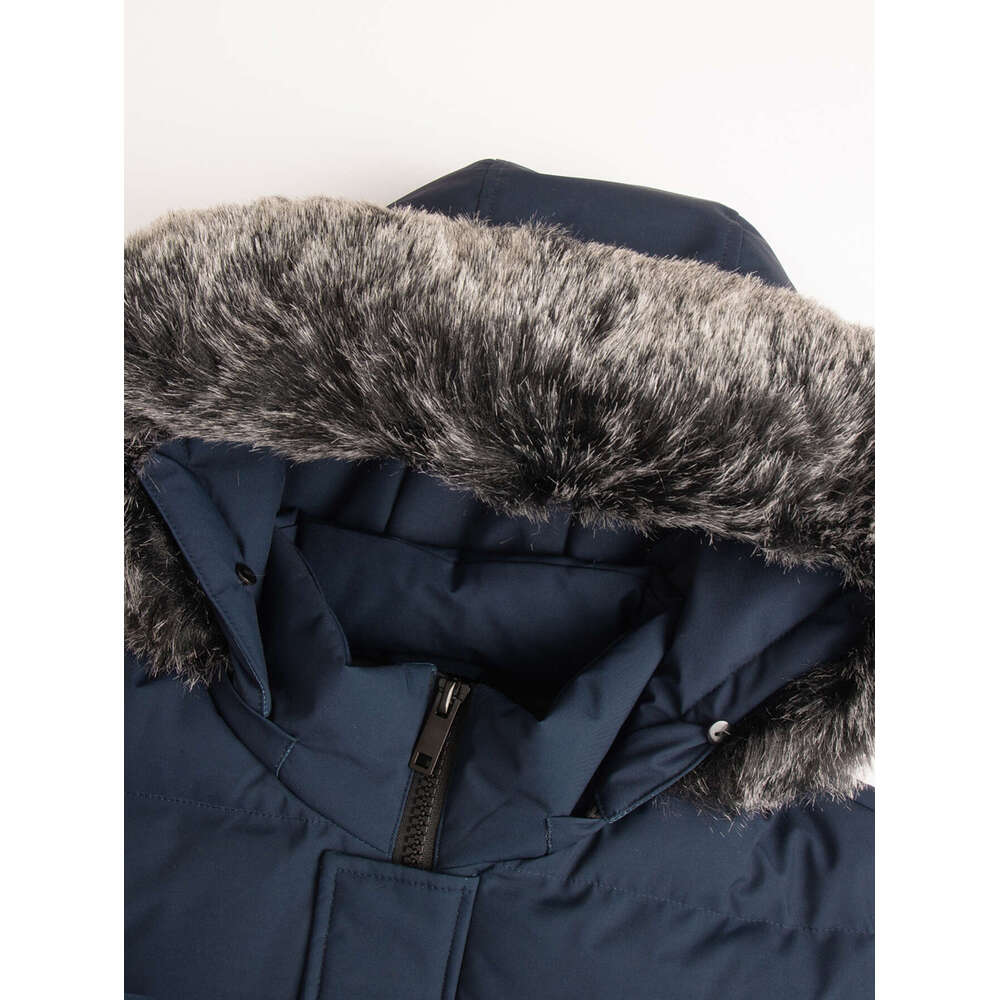Men's Heavy-Duty Winter Coat, Detachable Fur-Like Hood & Collar, Long Jacket With Large Pockets, Cold-Weather Outerwear For Skiing And Commuting,