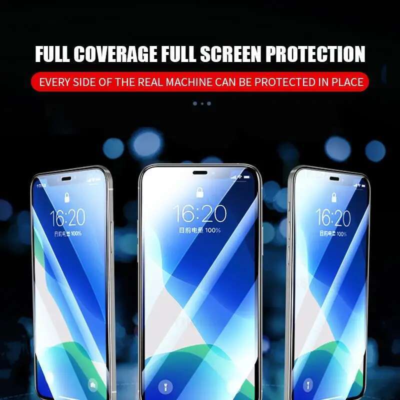 9H Anti-Burst Tempered Glass For Apple 14 Plus 13 mini 12 11 Pro Screen Protector iPhone X XR XS Max Protection Film