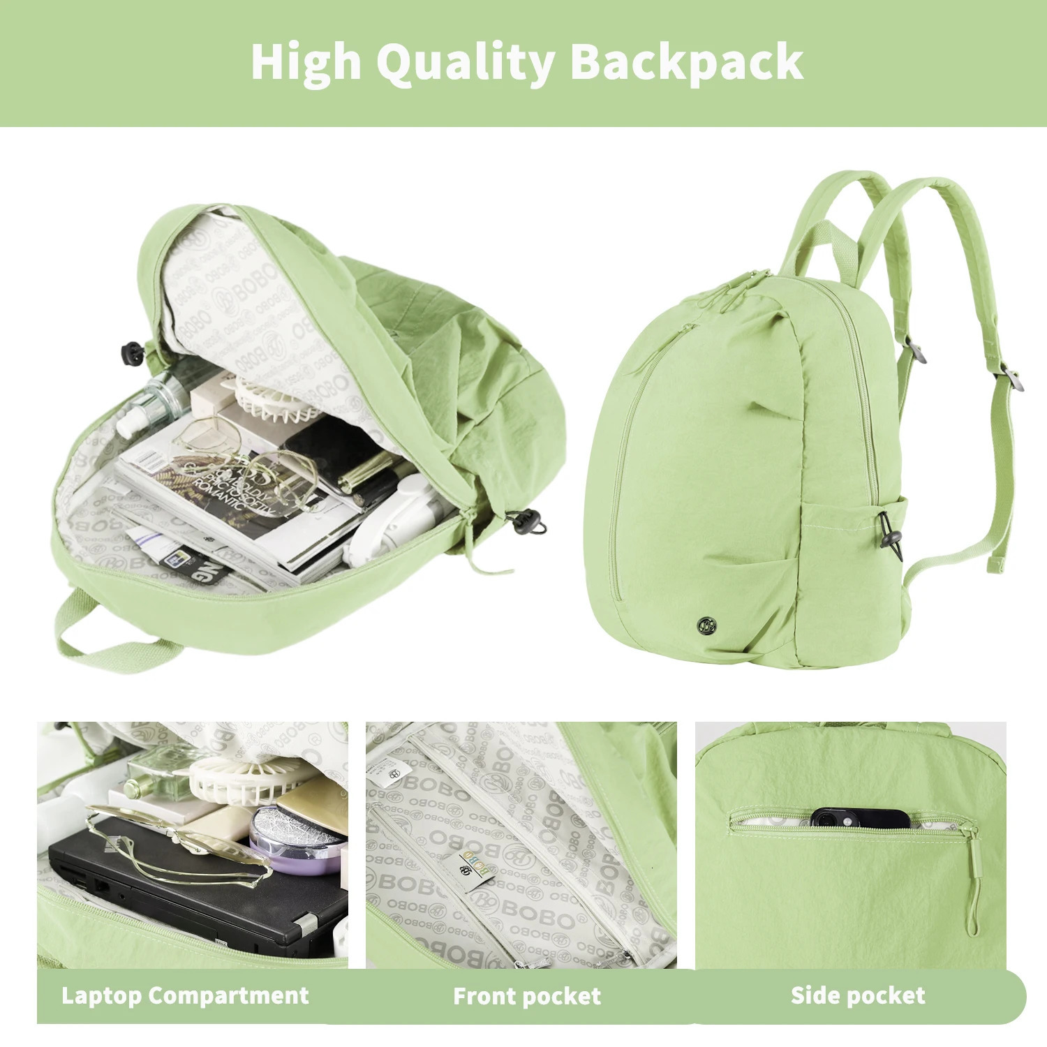 Womens Casual Backpack Lightweight Laptop Bag Large Capacity Travel Backpack Waterproof Daypack Y2K Aesthetic for School Teens 251104