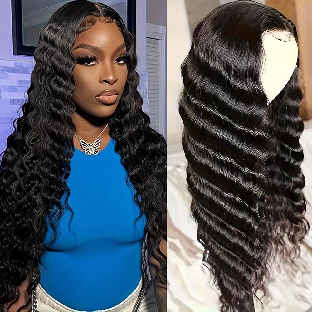 13X4 Front Human Brazilian Virgin Hair 180% Density Natural Black 613/14 Blonde/15 Bury/16 Dark Brown - Pre Plucked With Baby Hair, Full Lace Frontal 