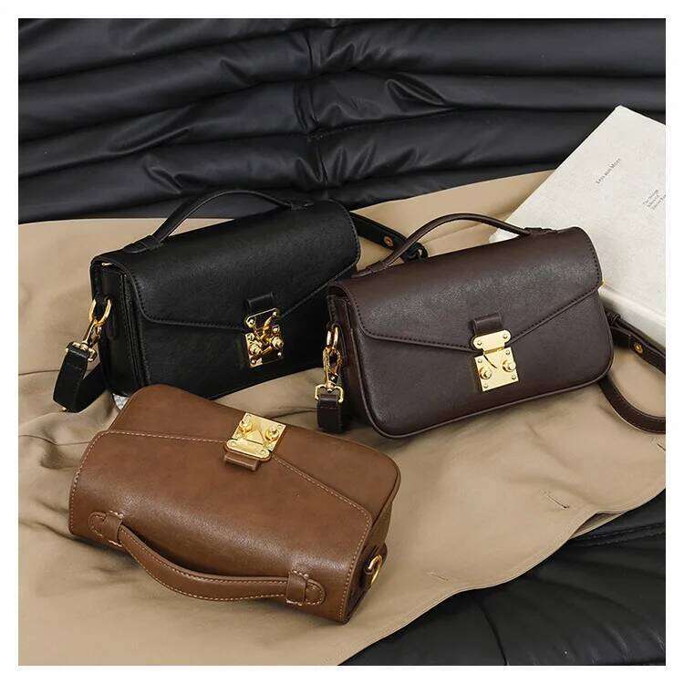 2025 New Light Retro Women's Small Square Bag - Versatile Shoulder/Crossbody For Commute