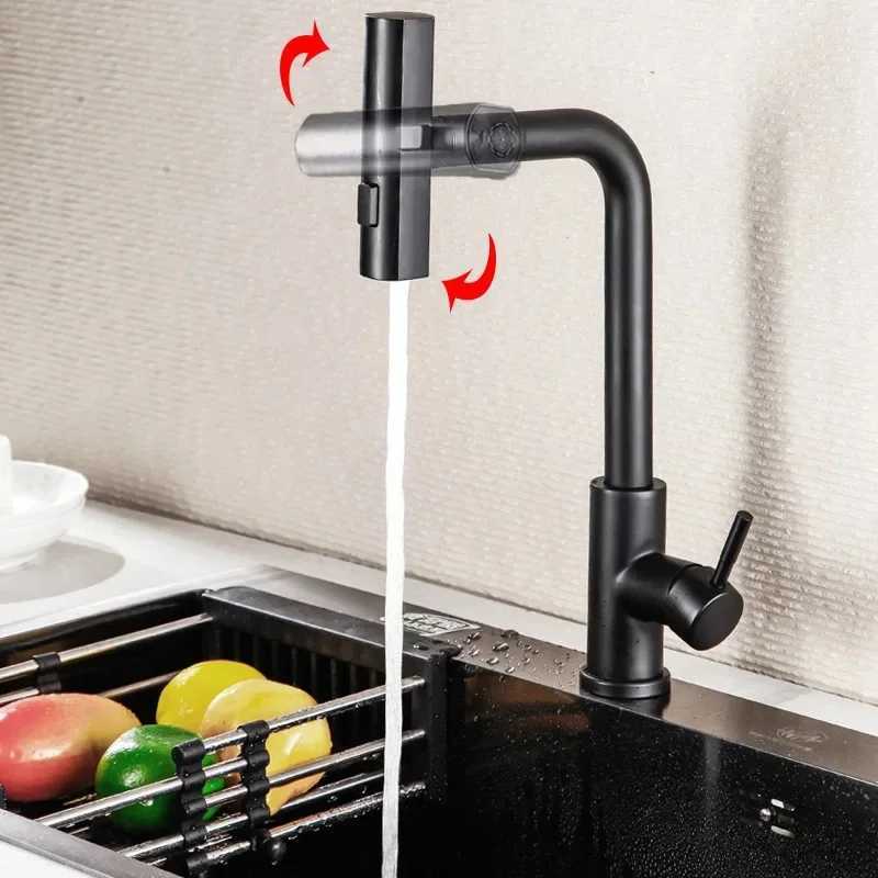 2025 new stainless steel pl-out kitchen faucet single handle sink faucet hot and cold three-in-one kitchen faucet Y251104