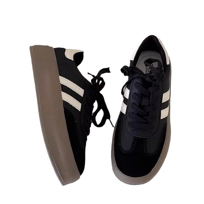 Designer casual shoes free shipping 2025 new round toe thick sole white shoes luxury board shoes wear outdoor for womens mens