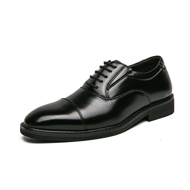 2023 Spring and Autumn New Large Sizes 38-46 Business Formal Three Joint Men's Leather Shoes