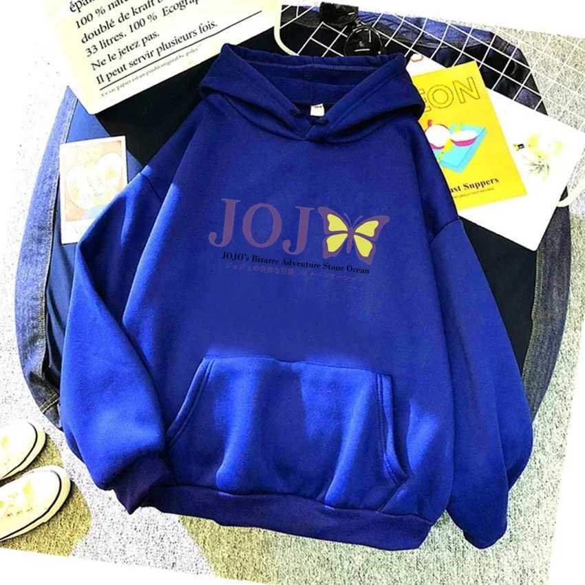 Anime Jojo Bizarre Adventure Women Hoodies Hip Hop Fleece Woman Casual Pullover Unisex Male Female Hoody Y2K Clothes StreetwearT251105