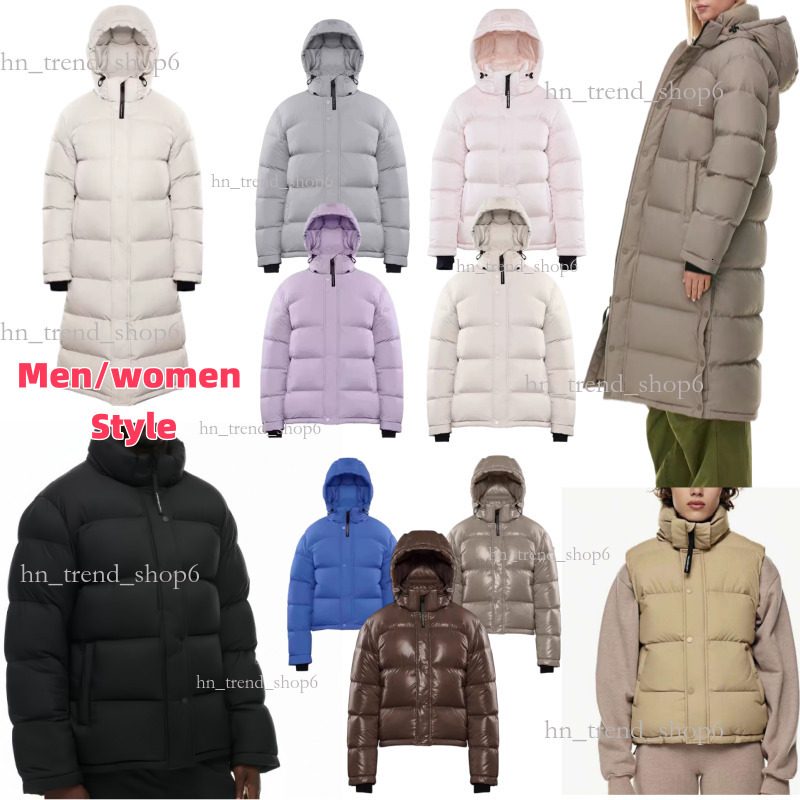 Designer Aritzia down puffer jacket women super puff short hooded vest branded waistcoat Canada down thickened extreme coId warm knee length jackets b47