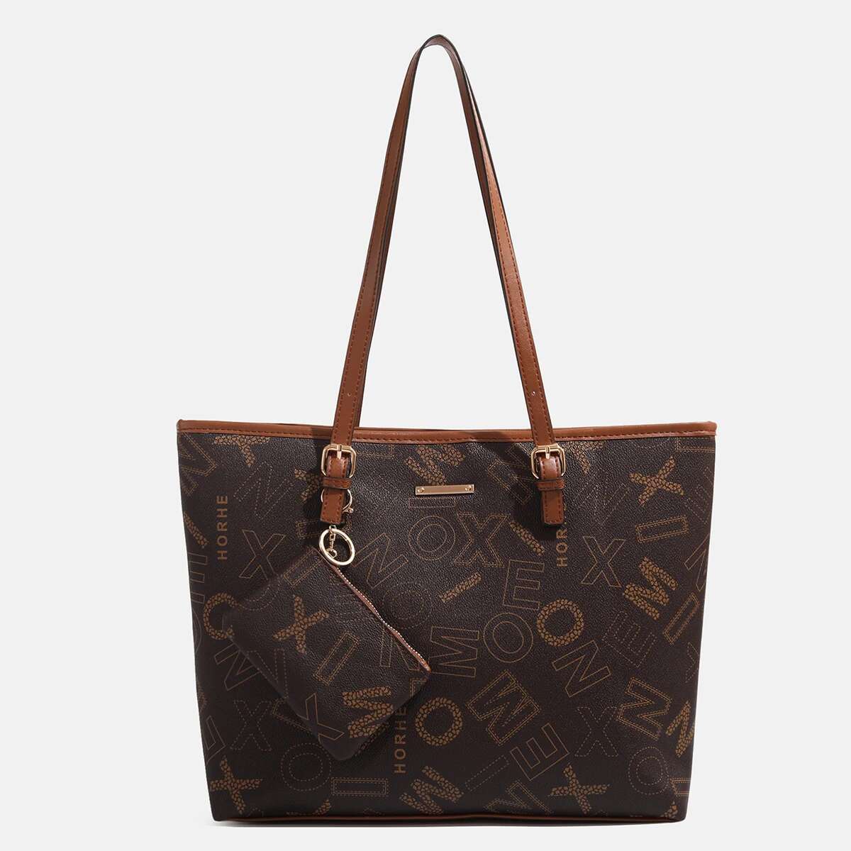 2025 New European and American New Designer Women's Handbag Shoulder Cross Pattern Simple Fashion Bag Trendy Shoulder Bag5