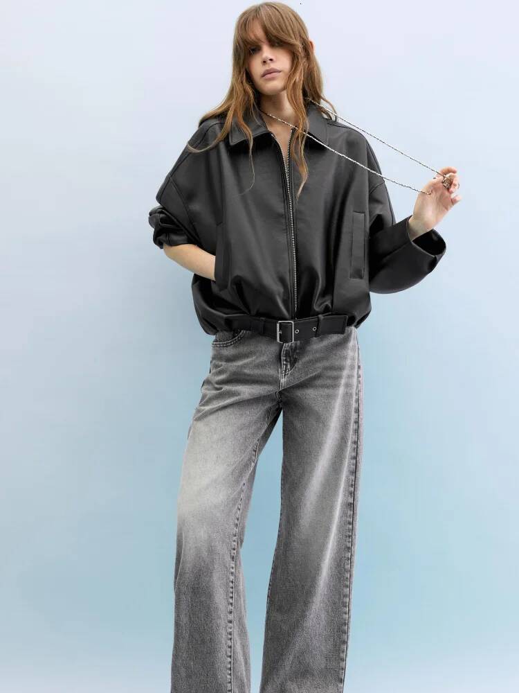 winter jacket women Retro Fashion Jacket Autumn Leatherette Jackets Women Casual Trendy Versatile Cool Personalized Timeless Designers Street Wear