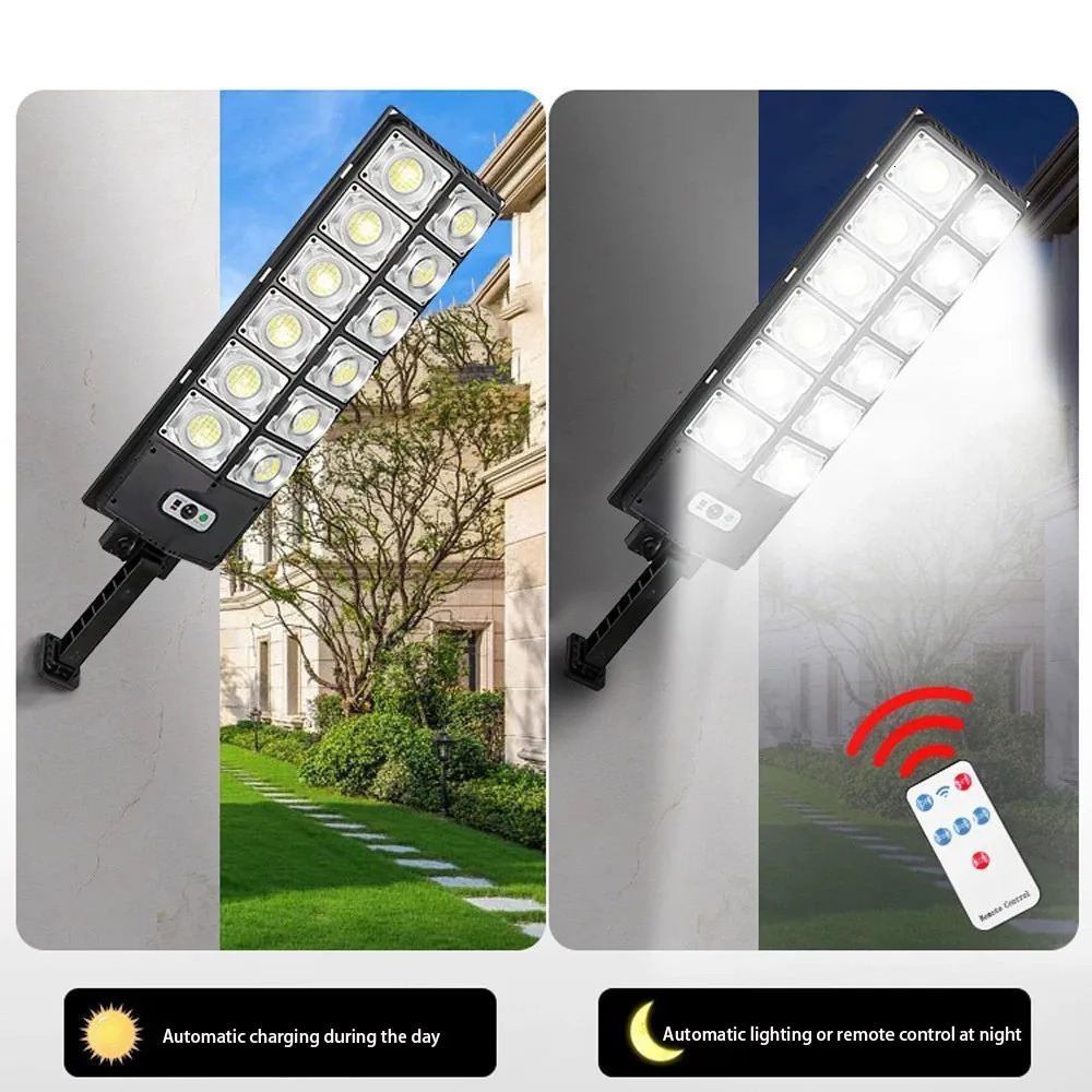 Outdoor Solar LED Lights Waterproof 8000 Lm Super Bright Wall Lamp With Motion Sensor Remote Control Garden Street Light 251104