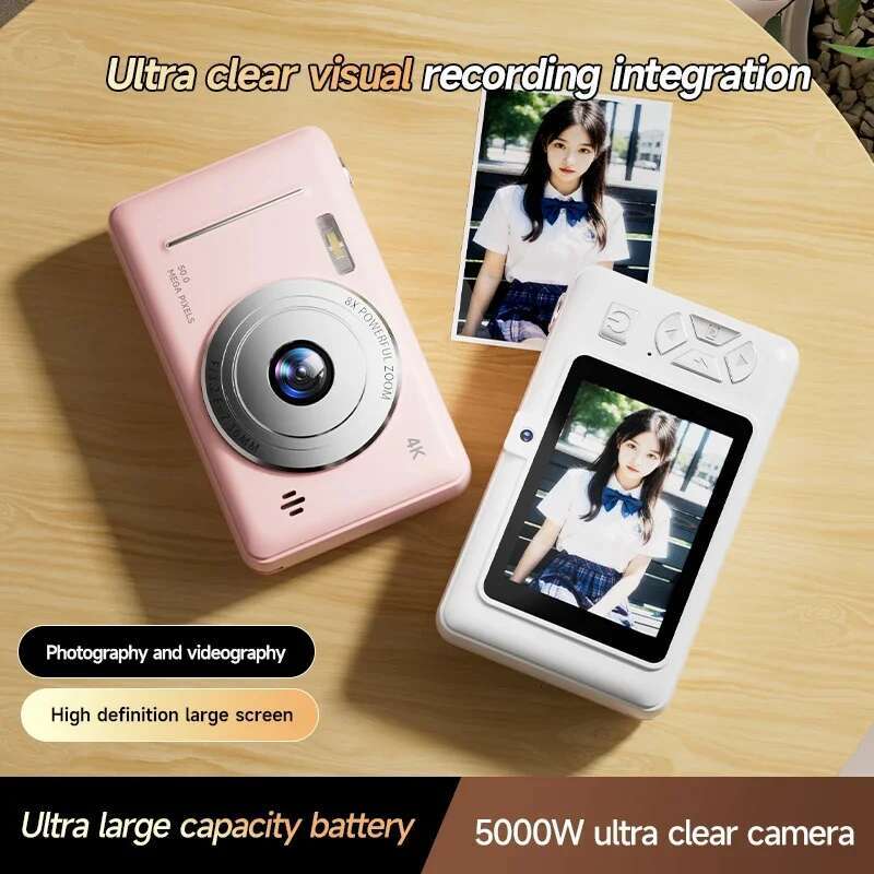 4K Digital 5000W Pixel Retro CCD Portable Card Entry-level Dual Camera Flash 50 Million Pixels Auto Focus