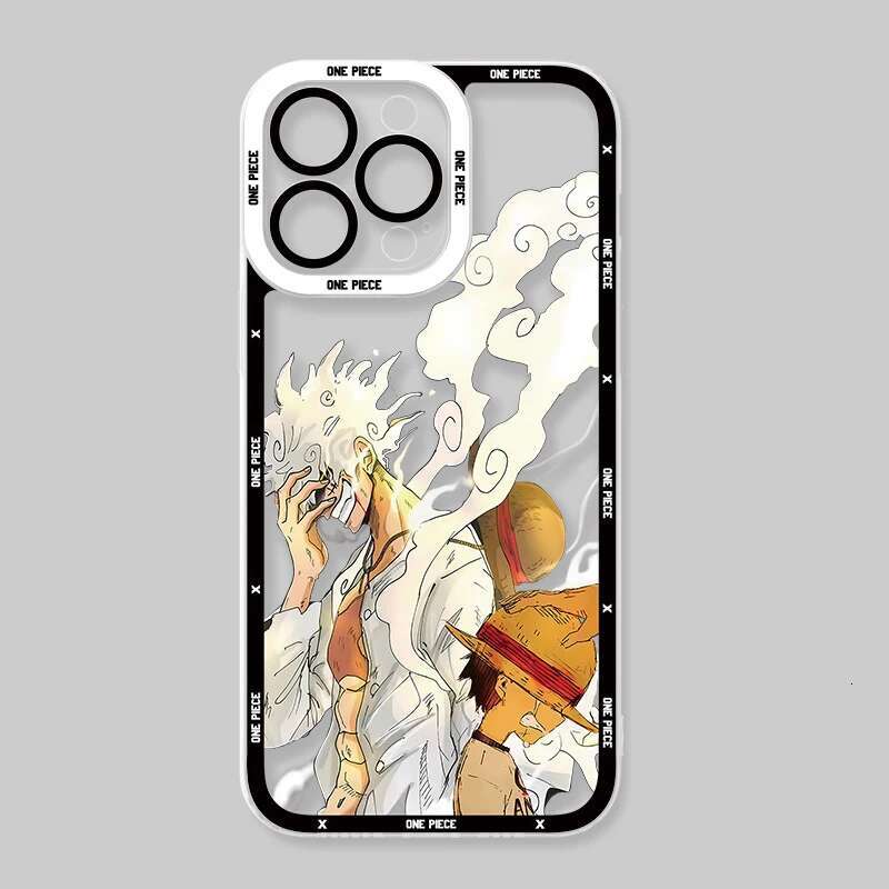 Anime O-One Pieces Clear Case For iPhone 16 Max 15 14 Plus 13 12 11 Pro XR XS X 8 7 SE 2020 Soft Silicone Protective Cover
