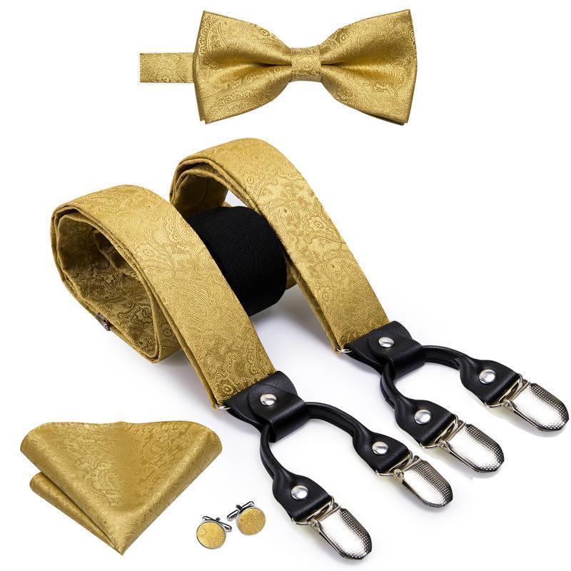 P1877 New Adult Hat Jacquard Woven Silk gold Mens 240401