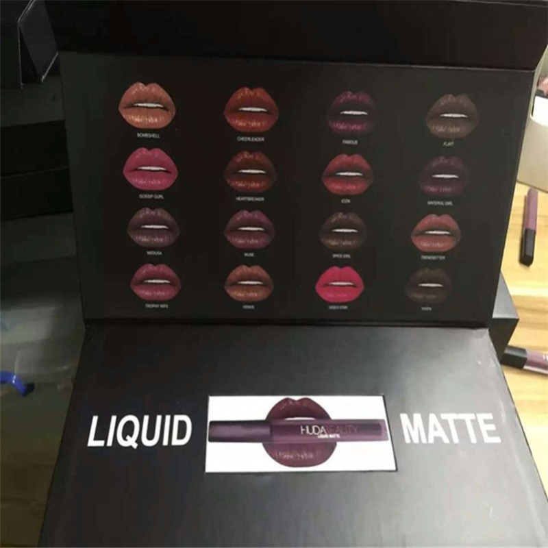 makeup Liquid Matte Lipgloss Lip Gloss makeup Long Lasting Waterproof Lipsticks cosmetic 16 Colors Set Beauty