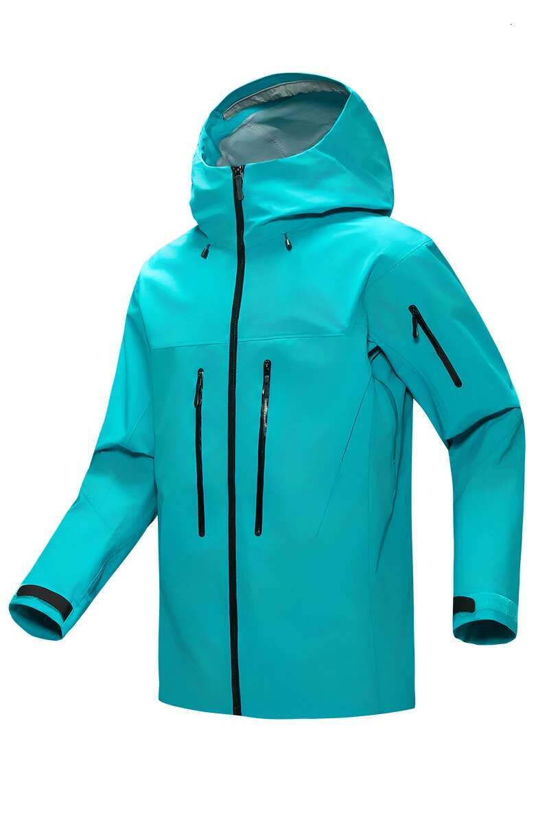New Outdoor Sports Camping Mountaineering Fashion Men's Windproof British Wind Hooded Simple Storm Jacket