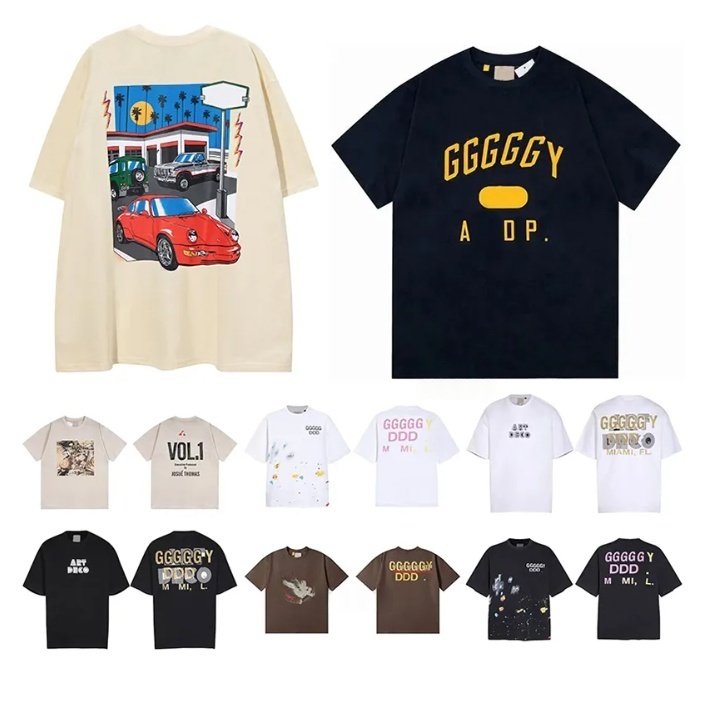 mens t shirt designer t shirt graphic tee clothing mens Gal cottons T-shirts Fashion Printed Shirt Black White Fashion Men Women Tees Letters luxury brand Clothing