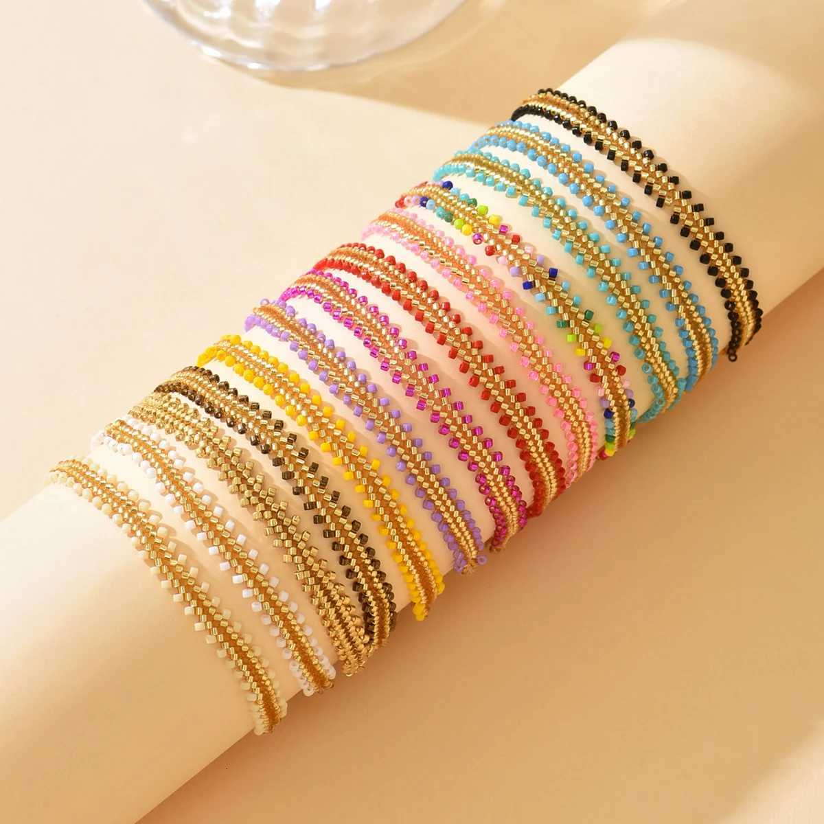 BLUESTAR Simple Style Miyuki Beaded Bracelet for Women Fashion Handmade Adjustable Colorful Jewelry Gift Pulseras FemmeXJ251105