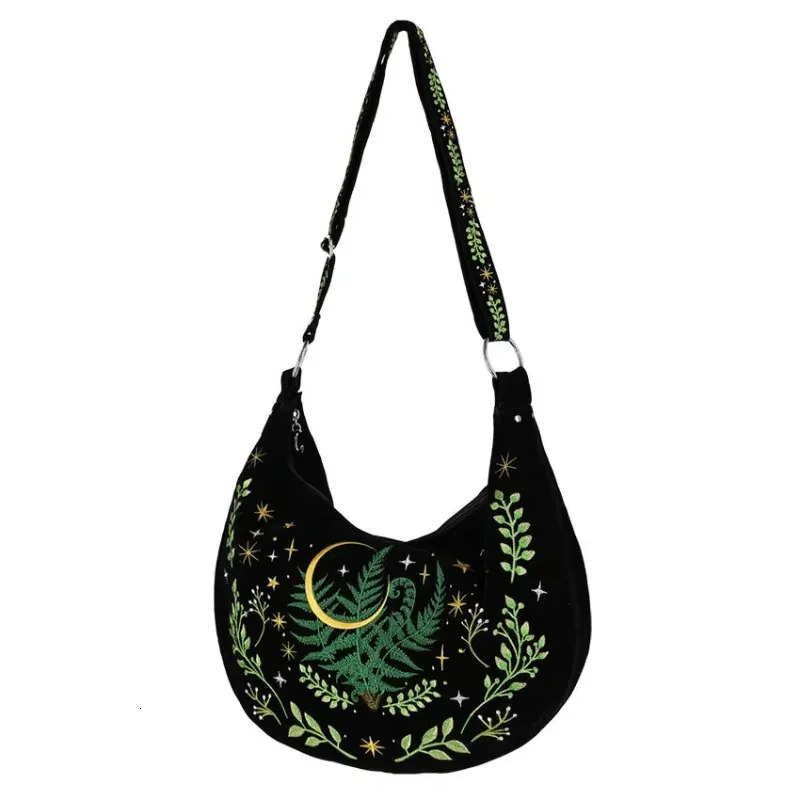 Womens Shoulder Bag High Quality Gothic Embroidery s Crossbody Bag Large Capacity Exquisite Female Bags 251104