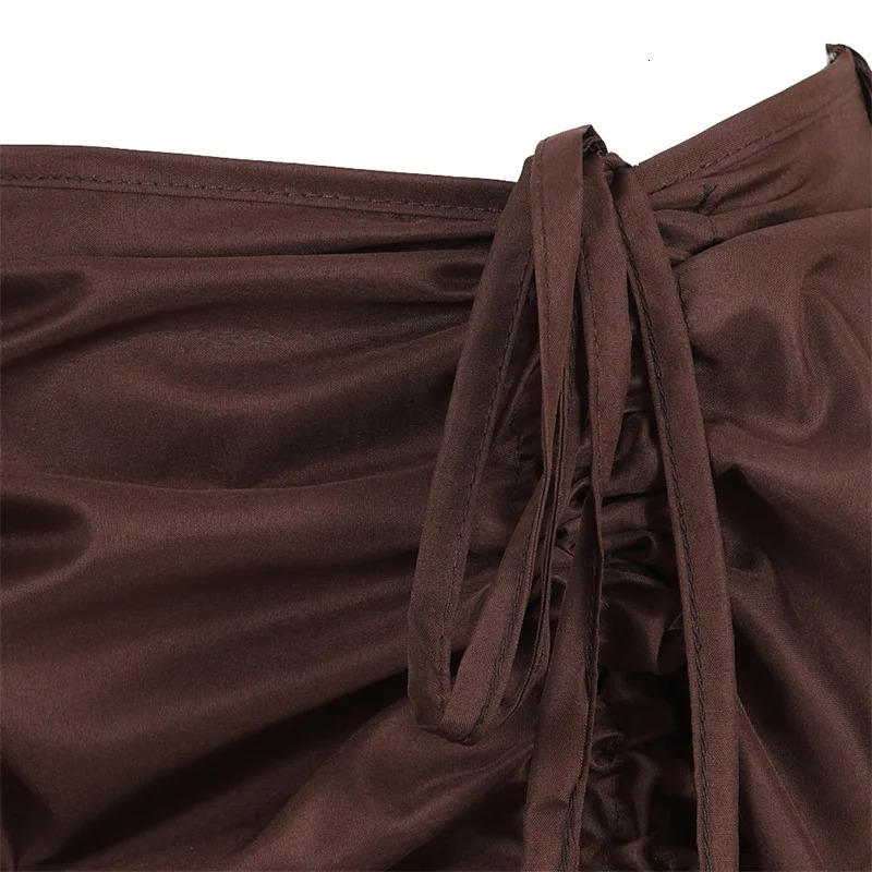 Womens skiing fashion sexy ultrathin long low waist pleated tight corset with steampunk gothic punk retro plus size 250324