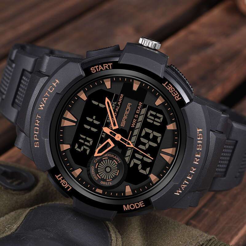DHwatches Sanda Brand Men's Fashion Korean Casual Simple Sports Multi-Function Electronic Watch