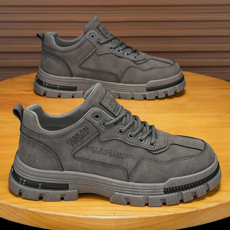 Cross-Border New Martin Boots Non-Slip Wear-Resistant Outdoor Work Low-Top Men's Thick-Soled Casual Sports Shoes