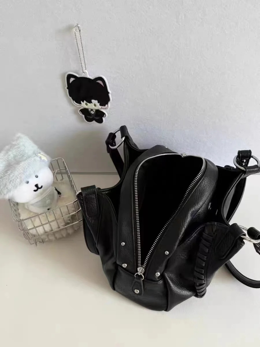 ASKorean smallscale as motorcycle bag ins style Korean star Li Cha Rens same large capacity handbag 251031