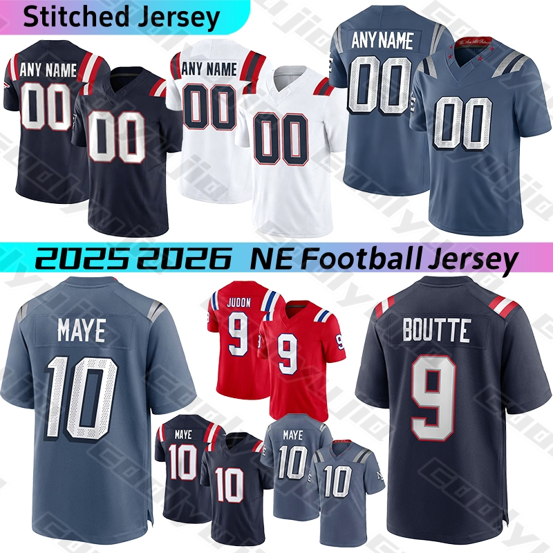 New EnglandS Patriotses Jersey PatriotsJersey Drake Maye Stefon Diggs Henry Hollins Henderson Gonzalez Stevenson Boutte Landry Chaisson Moses football jerseys