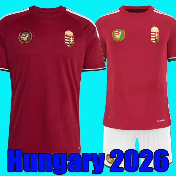 Hungary 2026 World Cup Home away soccer jerseys men kids football shirts kits boys set