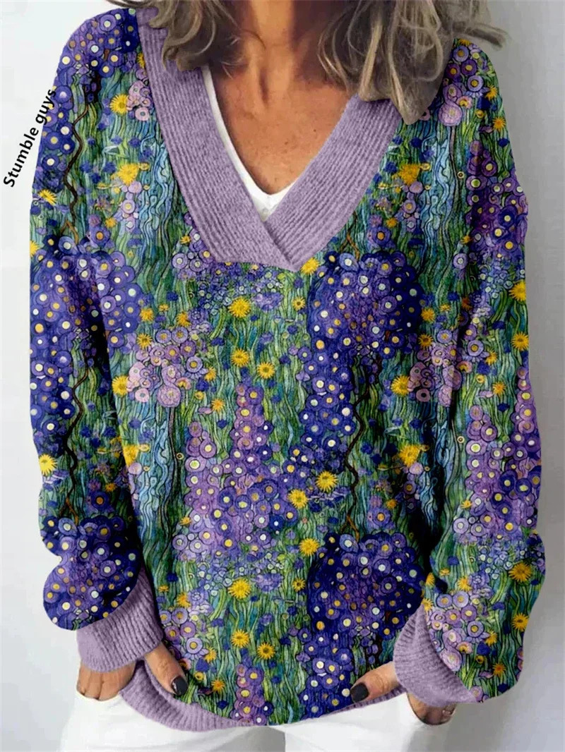 Autumn Winter Womens Autumn Winter Y2K Sweater Casual Fashion European American Warm Christmas Snowman Deer Dog Print Knit Top 251104CJ