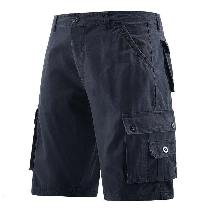 Men's Shorts Men's Summer Japanese Casual Versatile With Multiple Pockets, Washed Loose And Comfortable Workwear Shorts