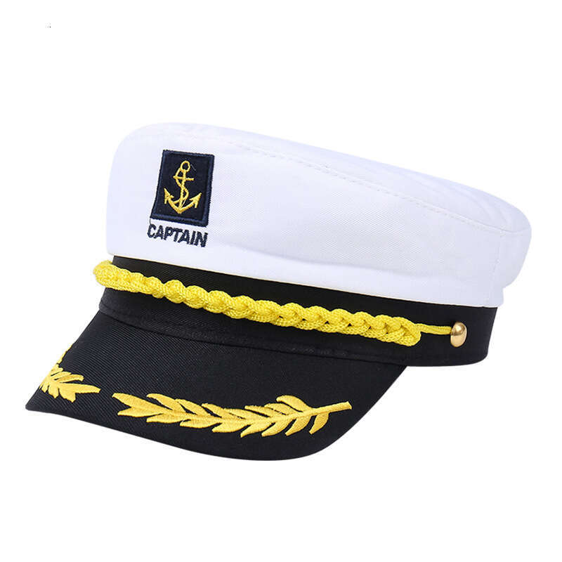 Halloween Carnival cosplay professional hat headband, navy captain sailor hat, children's stage party, police hat