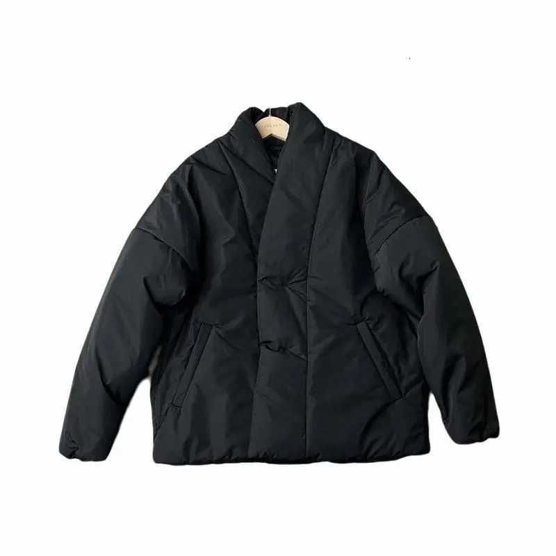 2024 Autumn/Winter New Womens Down Cotton Jacket Loose Commuter Windproof Stand Up Collar JacketT251105