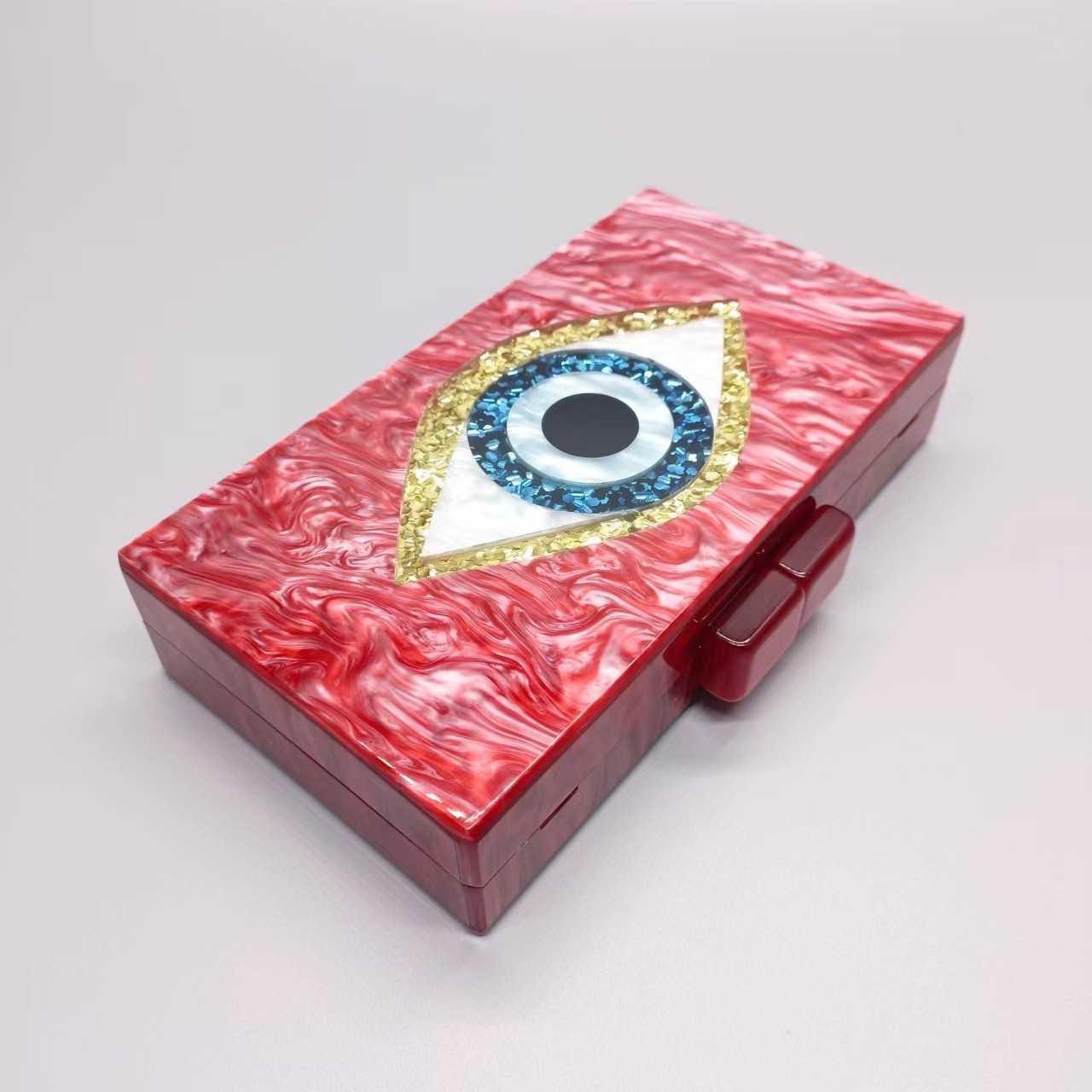 New Acrylic Eye Bag Wedding Dinner Bag Handheld Bag Chain Strap Crossbody Bag