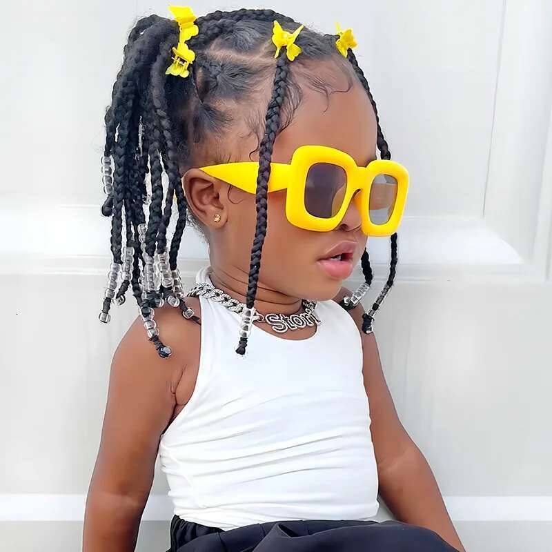 New Children's Fashion Square Sunglasses Cute Baby Protective Sun Glasses Boys And Girls UV Protection Eyewear UV400 Goggles