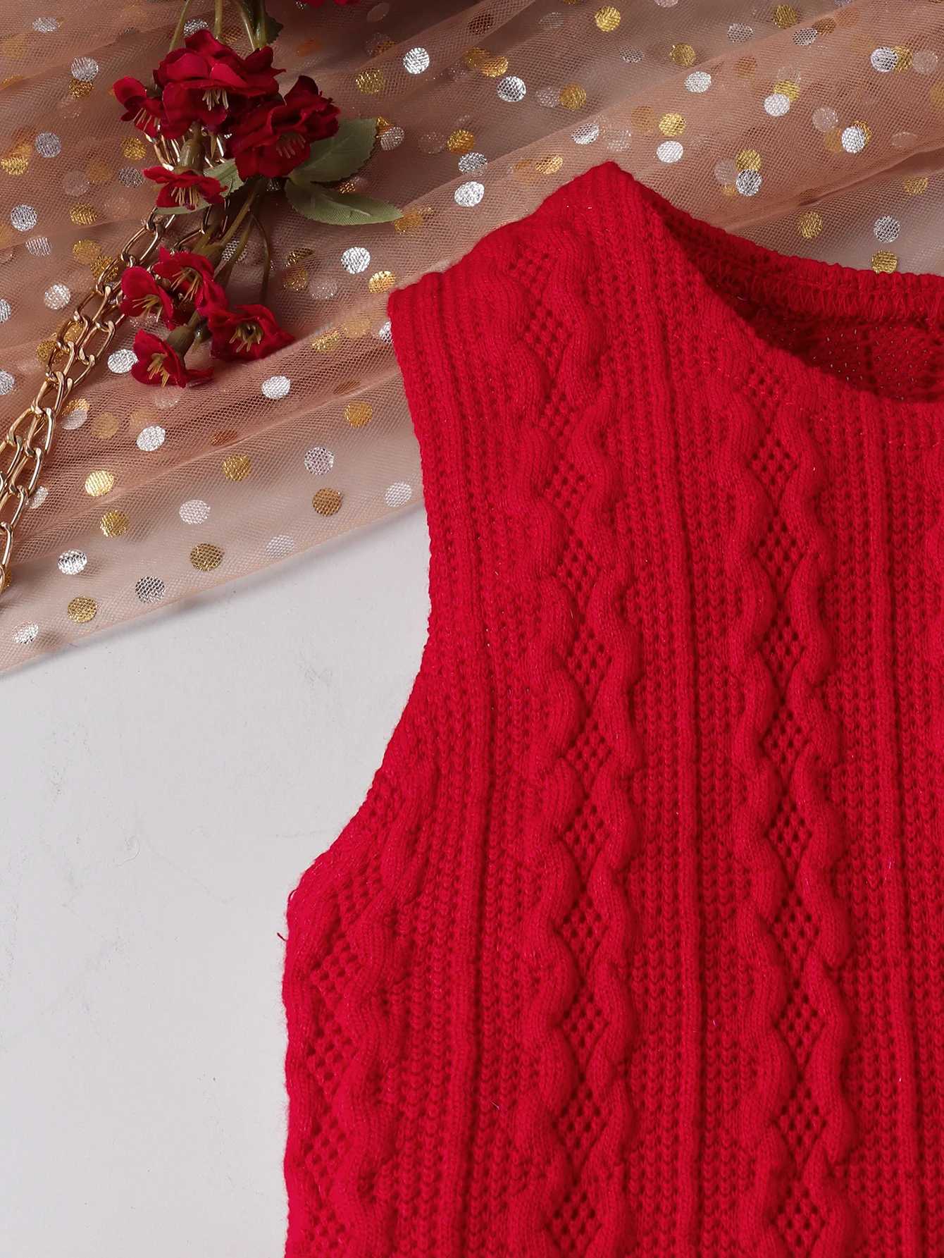 3PCS Autumn And Winter 2-7 Years Old Primary And Secondary School Girls College Style White Shirt Red Vest Short Skirt Suit Y251105