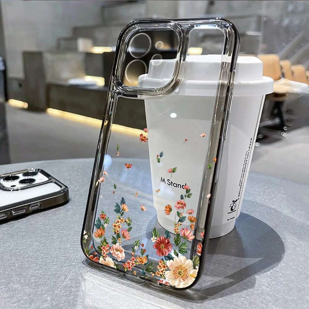 wer Phone Case For iPhone 13 16 11 15 12 14 Pro Max XR X XS 7 8 Plus SE Shockproof Transparent Cover Silicone Soft Fundas