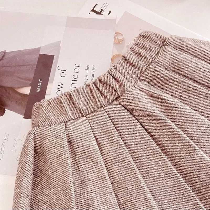 Fashion Kids Girls Princess 2pcs Clothes Set Autumn Winter Children Coat OutwearSkirts Vintage Girls Outfits Suit 2 3 4 5 6 7Y Y251105