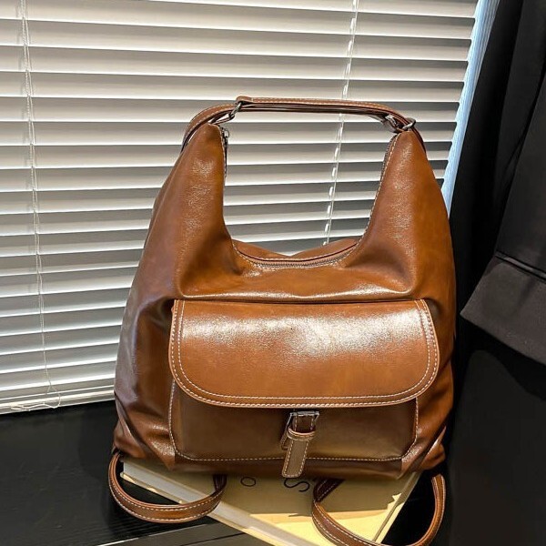 Super Shoulder Women S Autumn Winter New Trendy Fashion Korean Edition Tote Bag Versatile Large Capacity Backpack