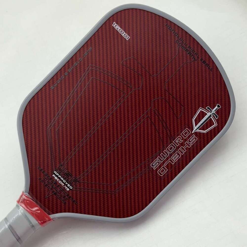 Heat-Pressed Kevlar Textured High-End Pickleball Racket J2nf Inner Core Lightweight Design