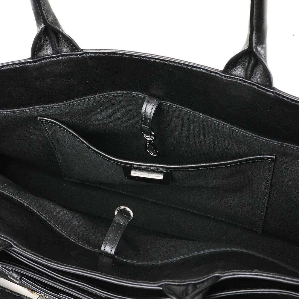 TOTE BROCLE STONE BLACK, Punk Style New Designer Large Handbags, Fashionable Crossbody Work Bag for Unisex