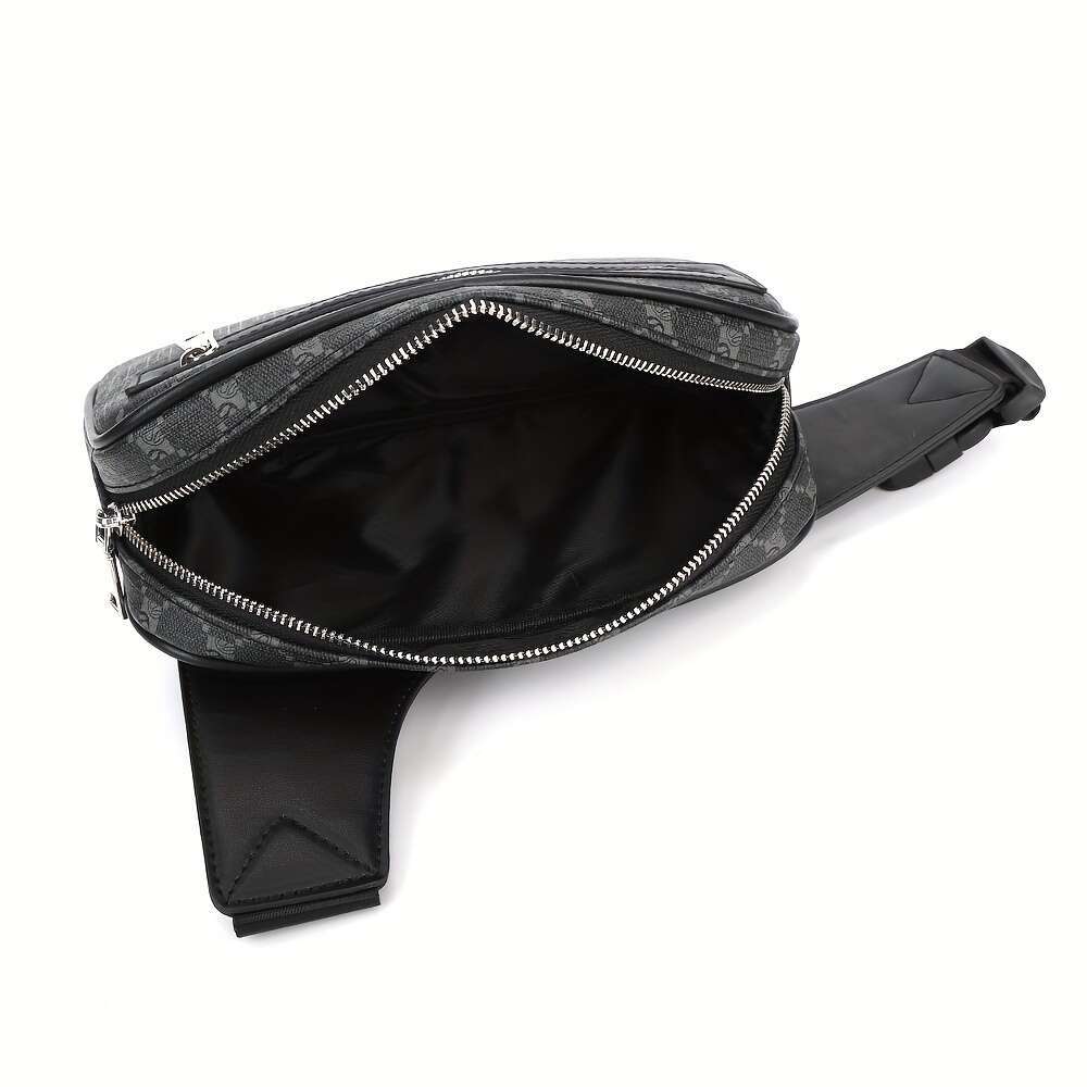 Men's Presbyopic PU Business Casual Chest Bag Crossbody Shoulder Bag, Valentine's Gift, Father's Day Gift