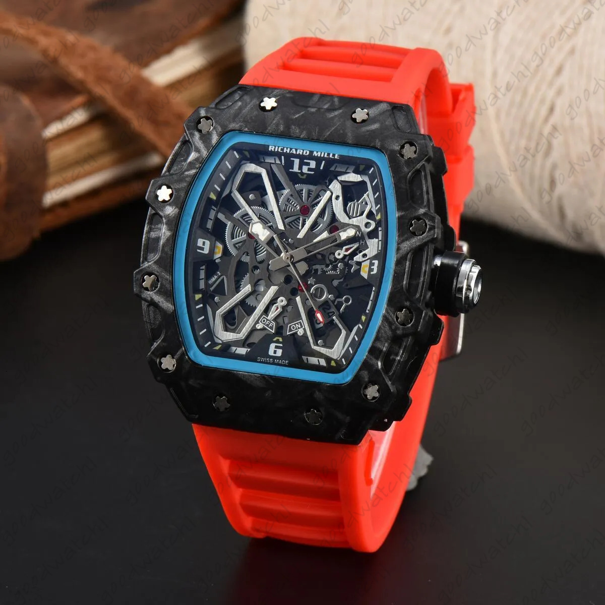 Richard Millie Watch Designer Functional Watch Business Daily Wear And Outdoor Travel With A High Aesthetic Waterproof Trendy Fashion Richard Mill Watch 55E 7Ee