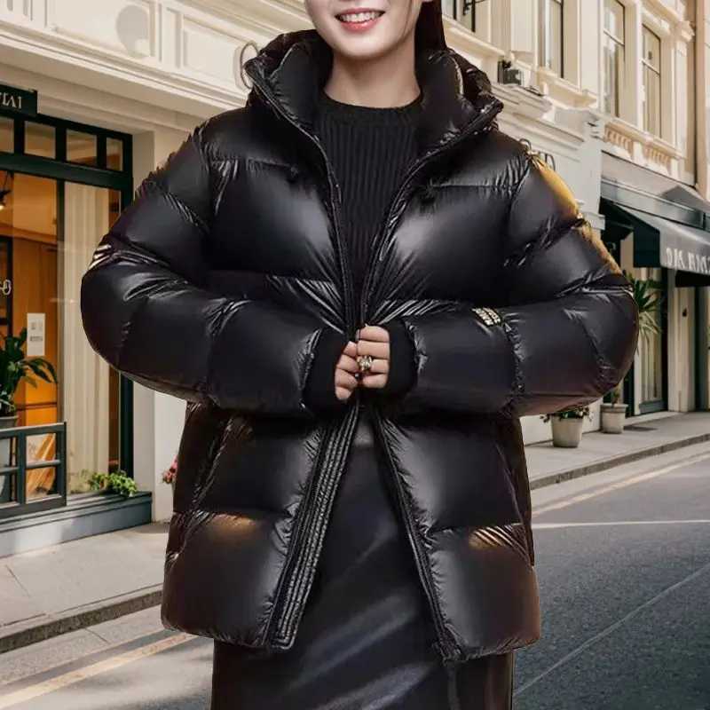 Duck Down Extreme Cold Unisex Man Womens Short Down Coat Autumn and Winter Wear Thickened Windproof and Slim CoatT251105