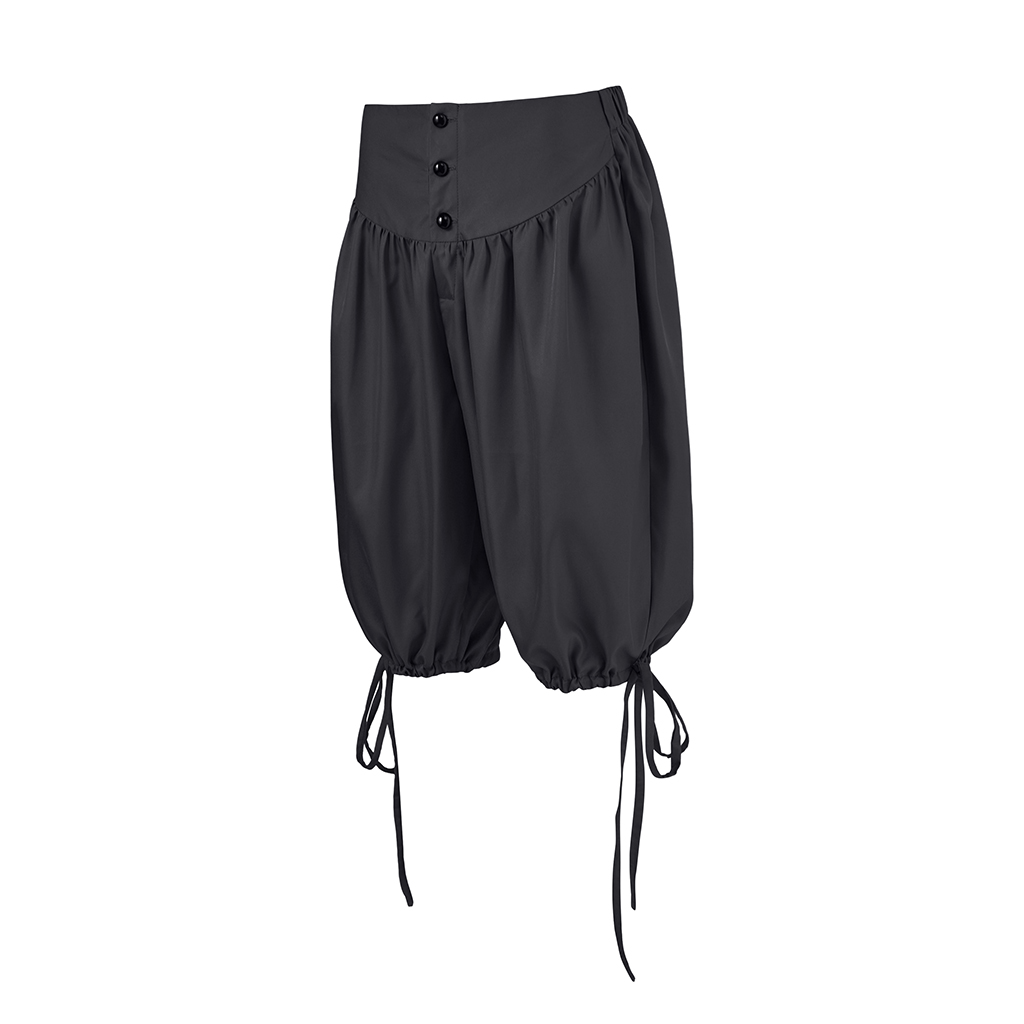 Medieval Renaissance Pants Vintage Pirate High-Waisted Stage Performance Bell-Bottom Pants Men's Pirate Pants WGPS235337