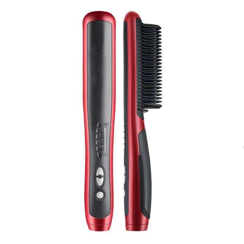 Multifunctional Hair Straightener Professional Quick Heated Electric Hot Comb Curler Hairstyle Brush Curling Iron Stying Tool Xiusiyuan251105