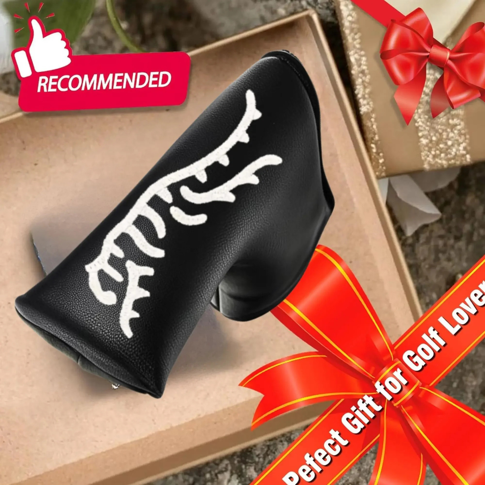 Tiger Pattern Golf Putter Cover Premium Blade Putter Headcover with Soft Lining Great Fathers Day Gift for Golf Lovers 251103