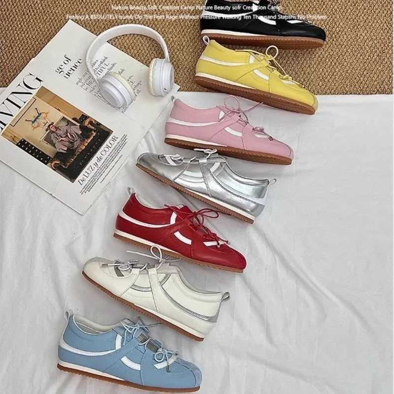 Fion Wan Casual Sneakers 2025 Summer New Korean Style Soft Bott Anti-slippery Versatile Bowtie Cut-outs Cool Sports Shoes Y251105