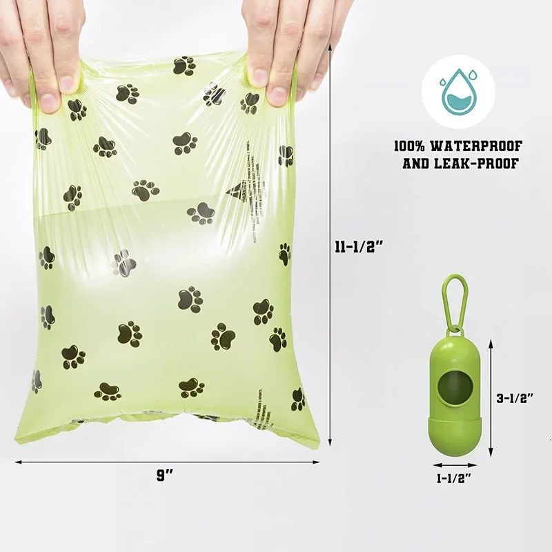 pet biodegradable garbage bag dog feces bag bulk bio based odor feces bag biodegradable pet garbage bag 250403CJ