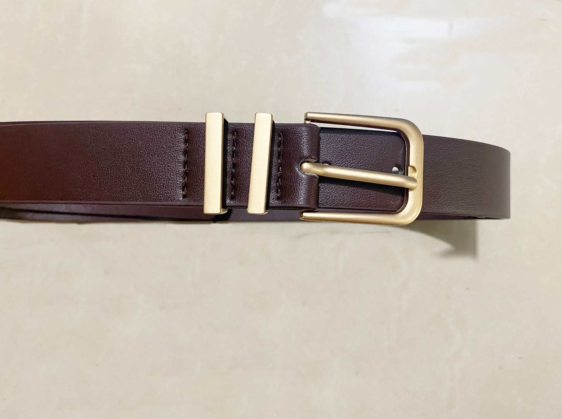 belts for women designer belt men Designer belt women belts ceinture luxe brown belt Simple and versatile decorative dress jeans fashion gold buckle w