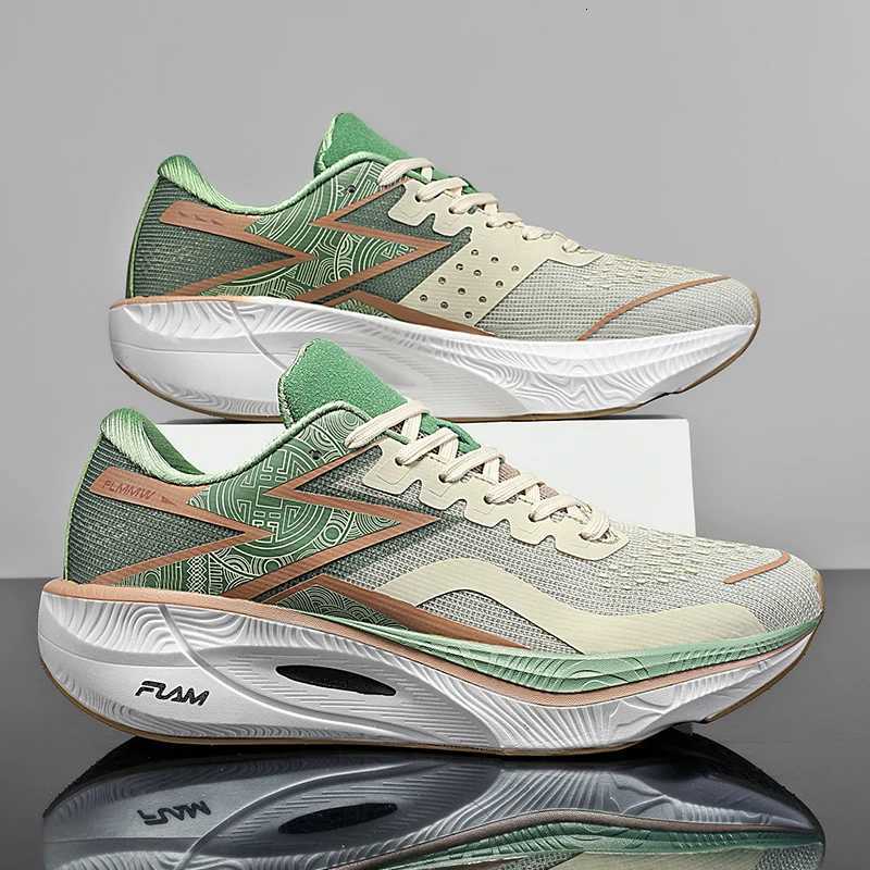 Carbon Plate Marathon Men Sports Running Shoes Air Cushion Lightweight Wen Athletic Gym Sneakers Hiking Jogging Footwear Y251104